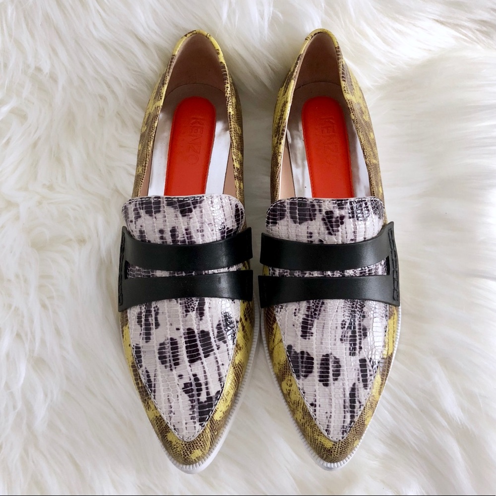 KENZO Python Print Loafer